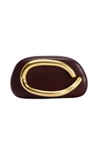 ZARA VIRAL CLUTCH with chain - Burgandy