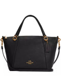 Coach Kacey Satchel in Signature Canvas Bag Small