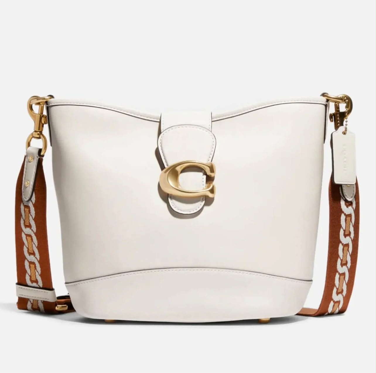 Coach Talli Bucket Bag Medium - Chalk